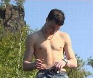 Hot guy chest Amateur boy toying Clubwear mens